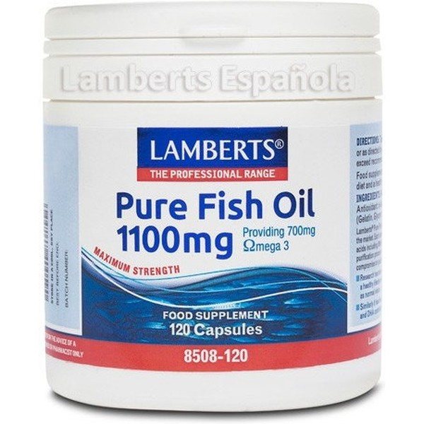 Lamberts óleo de peixe puro 60 cápsulas