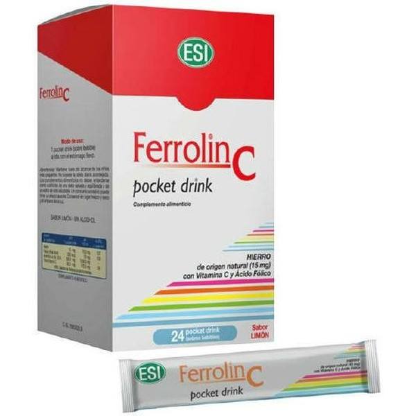 Trepatdiet Ferrolin C Pocket Drink (24 Schluck)