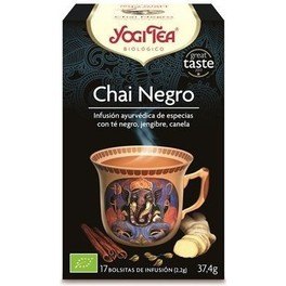 Chá Yogi Black Chai 17 saquetas