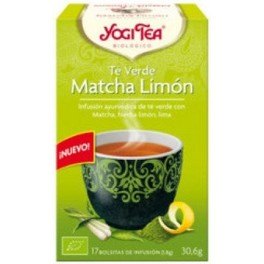 Chá Yogi Chá Verde Matcha Limão 17 Filtros X 1,8 Gr