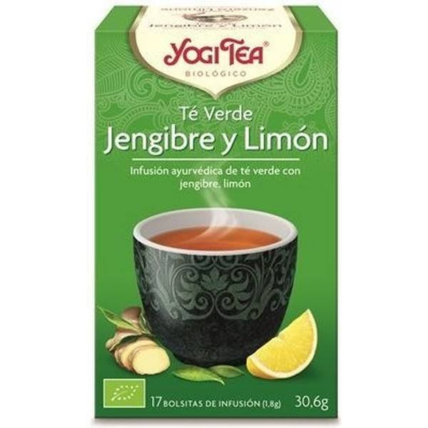 Chá Yogi Chá Verde Gengibre E Limão 17 X 1,8gr