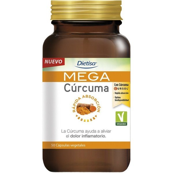 Dietisa Mega Cúrcuma 50 Cápsulas