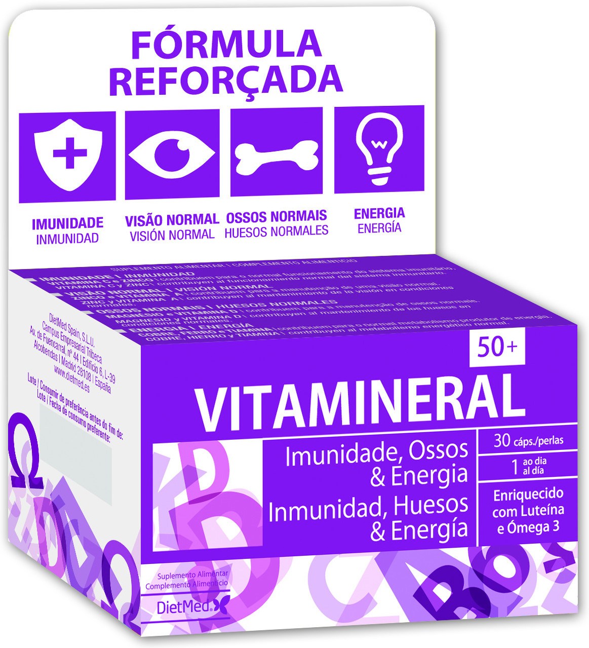 Dietmed Vitamineral 50 + 30 Caps-image
