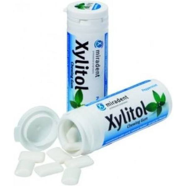 Miradent Xylitol Mint 30 gomas de mascar