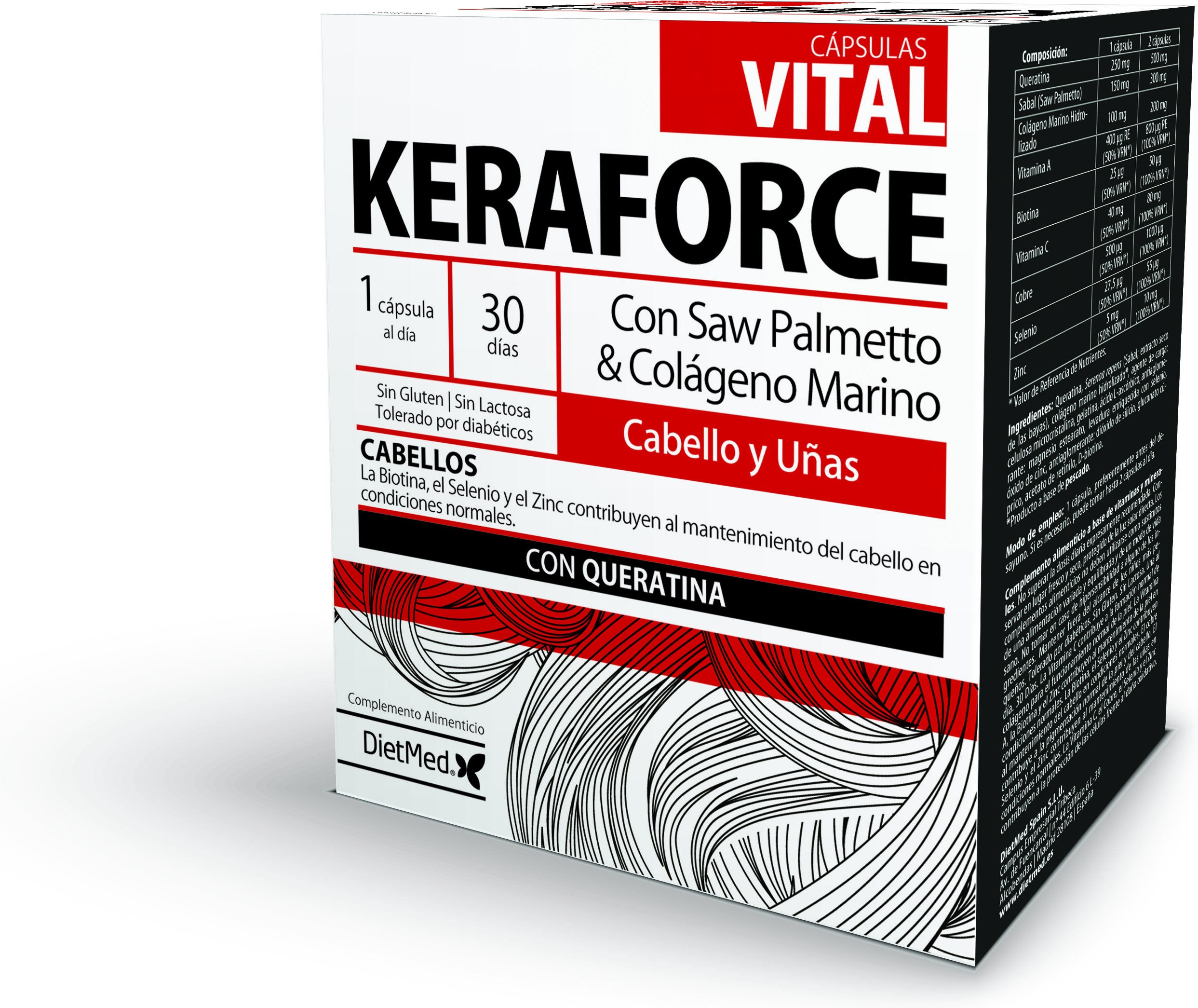 Dietmed Keraforce Vital 30 Caps-image