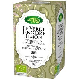 Artemis Bio Chá Verde Gengibre E Limão Eco 20 Filtros