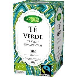 Artemis Bio Thé Vert Commerce Équitable Eco 20 Filtres