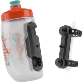 Fidlock Twist Bottle 450 Kids Orange/blue With Fl Logo Incl. Twist Uni Base Clear