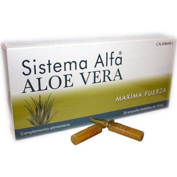 Pharma Otc Alpha Aloe Vera Sistema 20 Amp X 5 Gr