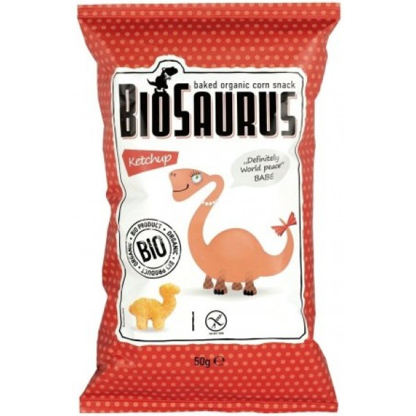 Biosaurus Snack Saveur Ketchup Bio 50 G