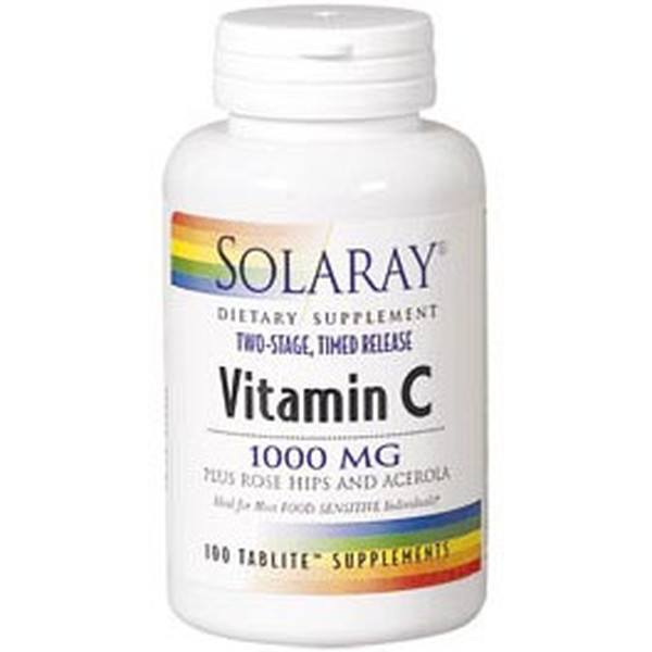 Solaray Vitamine C 1000 mg 100 tabletten