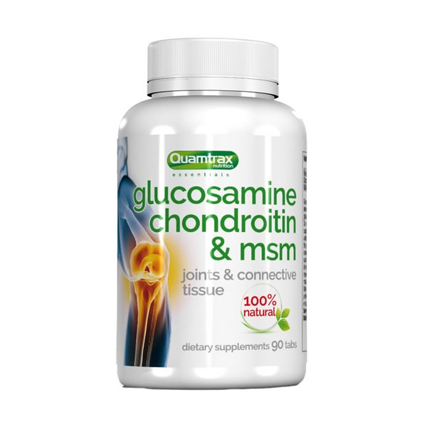 Quamtrax Essentials Glucosamine Chondroitin & MSM 90 caps