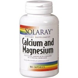 Solaray Calcium And Magnesium 90 Vcaps