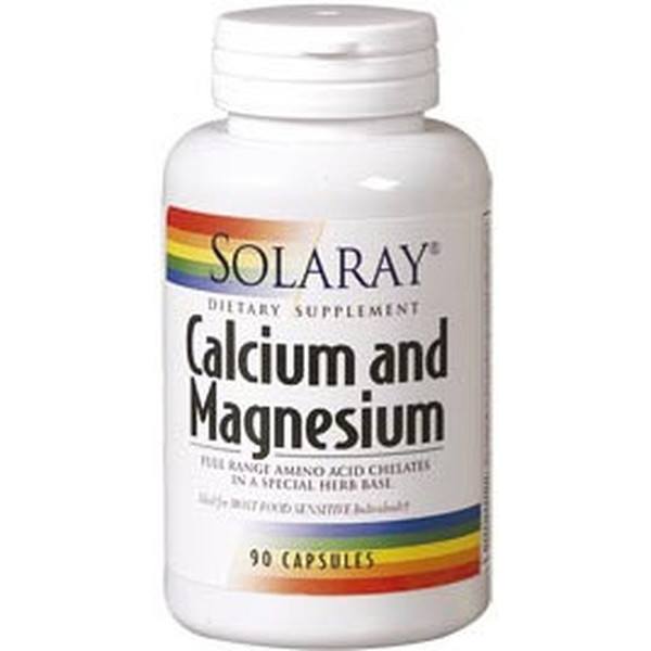 Solaray Calcium und Magnesium 90 Vcaps