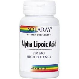 Solaray Alpha Lipoic Acid 250 Mg 60 Caps