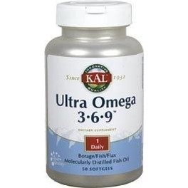 Kal Ultra Omega 3 6 9 50 Pérolas