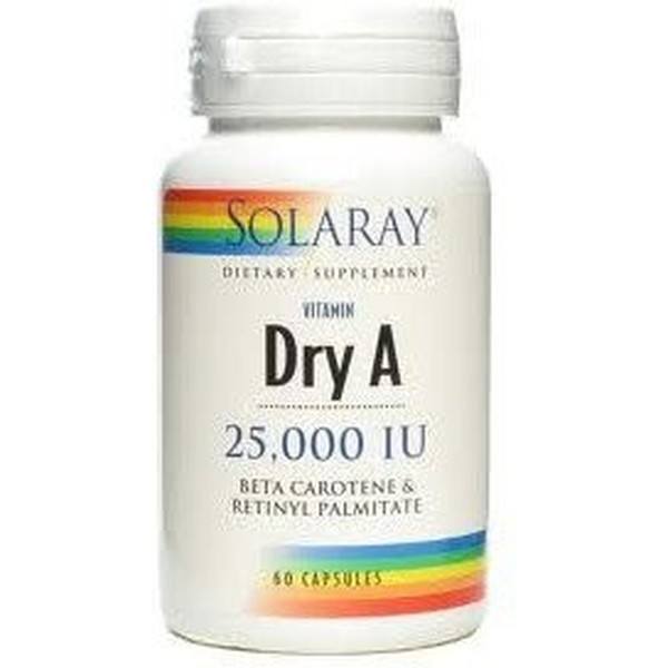 Solaray Emulsied Dry Vitamina A 25.000 Ui 60 Caps