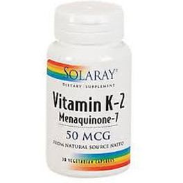 Solaray K2 (Menaquinona7) - 30 Vcaps