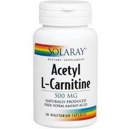 Solaray Acetyl L-Carnitin 500 mg 30 VKapseln