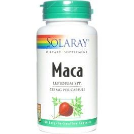 Solaray Maca 525 mg 100 cápsulas