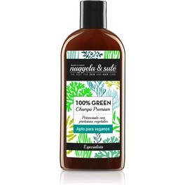 Nuggela & Solé Shampooing 100% Vert 250 Ml Convient aux Végétaliens