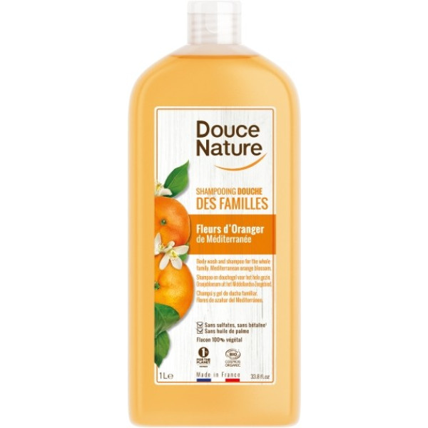 Douce Nature Douce Nature Oranjebloesem Douchegel Shampoo 1 L