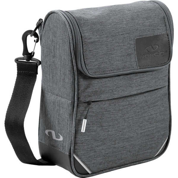 Norco Sac de guidon Kinburn Klickfix 5l Gris (28x22x9)