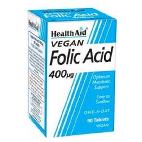 Health Aid Foliumzuur 400 mcg 90 Comp