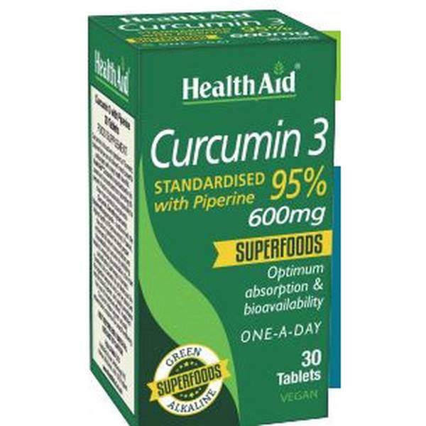 Health Aid Curcumin 3 30 Comp