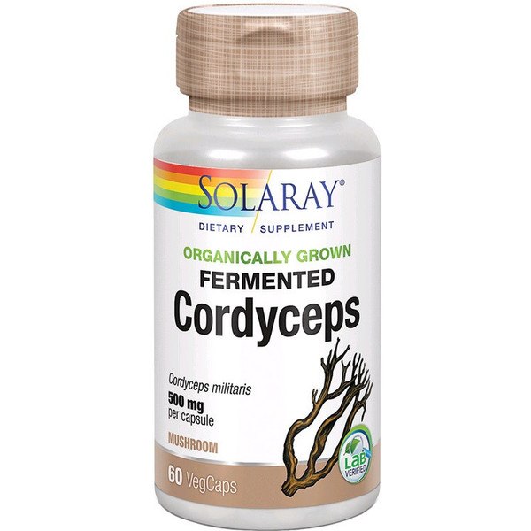 Solaray Cordyceps Fermented 500 Mg 60 Vcaps