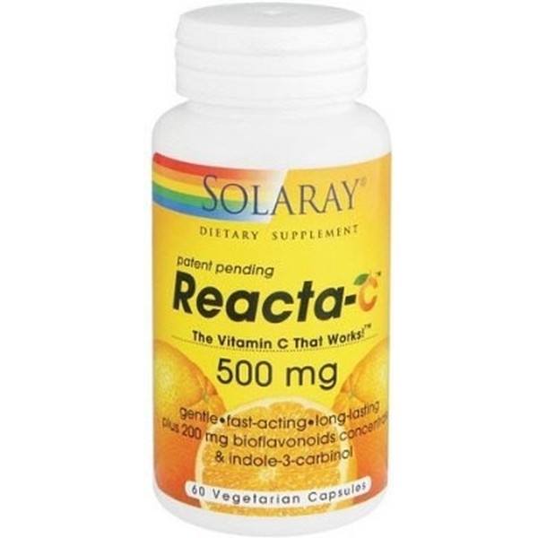 Solaray Reacta C 500 Mg 60 Vcaps