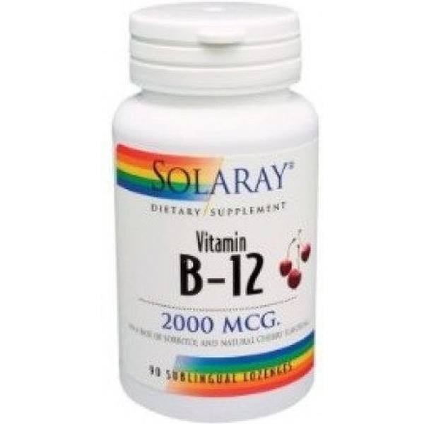 Solaray Vitamin B12 2000 Mcg 90 Comp