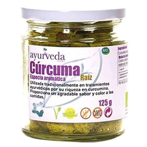 Raiz Orgânica de Açafrão Ayurveda 125 Gr