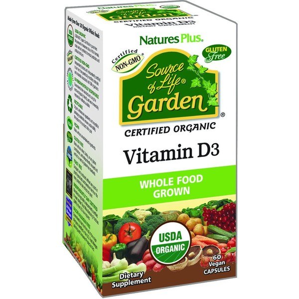 Natures Plus Garden Vitamine D3 60 capsules
