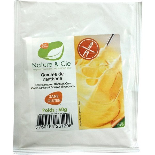 Nature & Cie Gum Xanthan Glutenfrei 60 Gramm