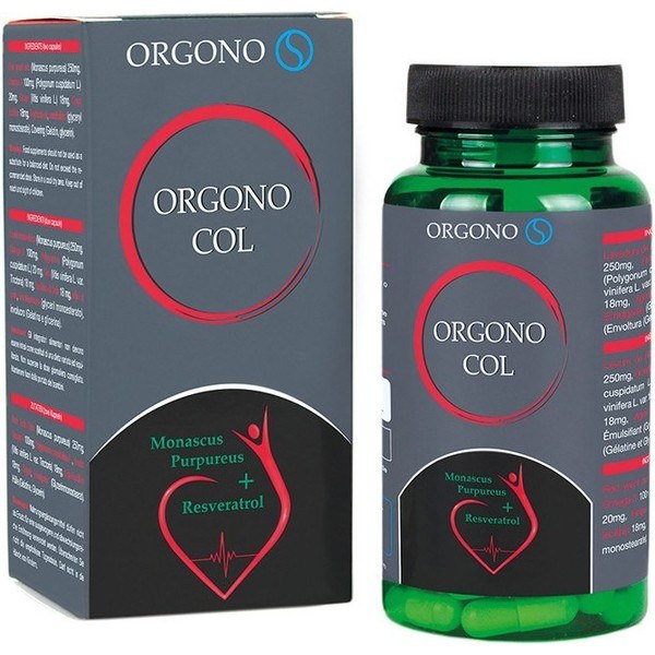Silicium Orgono Col 90 Caps Con Levadura Roja + Resveratrol
