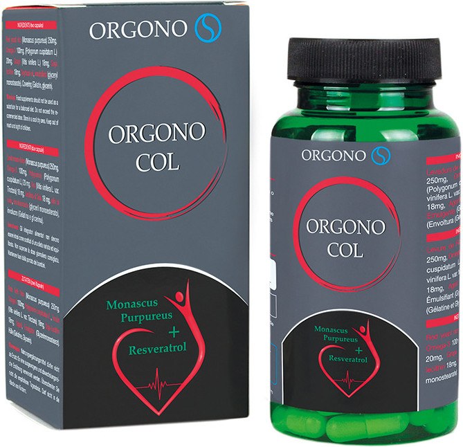Silicium Orgono Col 90 Caps Com Fermento Vermelho + Resveratrol-image