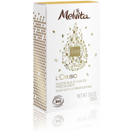 Melvita L\'or Bio Savon Aux 5 Huiles Précieuses 100 Gr Unissex