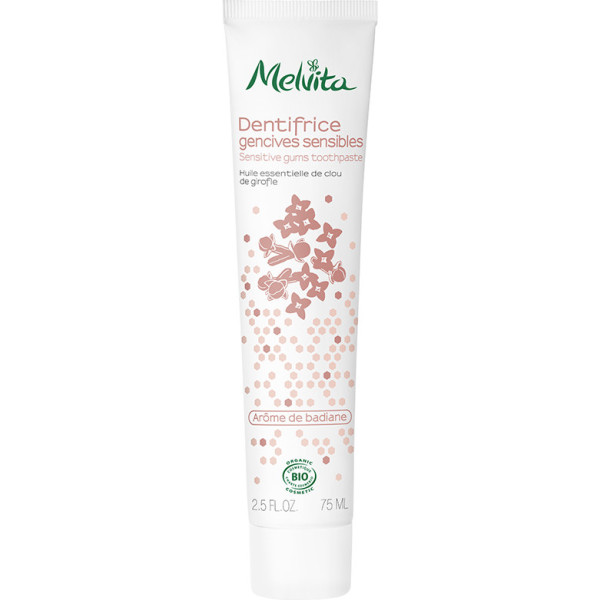 Melvita Sensitive Dentifrice Gencives 75 ml Mixte