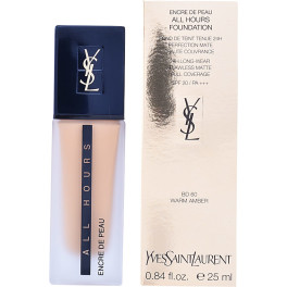 Yves Saint Laurent All Hours Foundation Encre De Peau Bd60-warm Amber Mujer