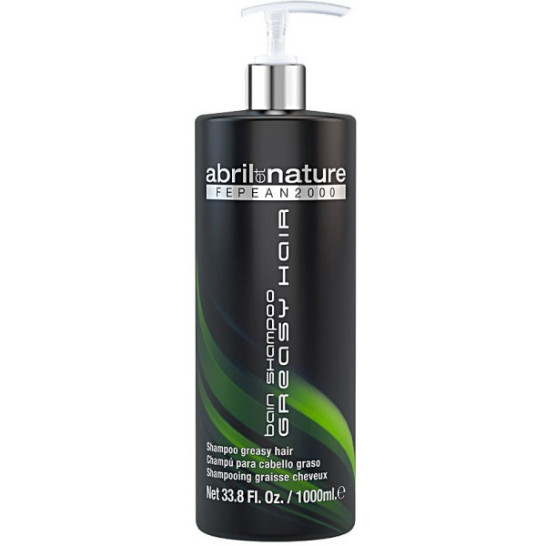 April Et Nature Cheveux Gras Shampooing Bain 1000 Ml Unisexe