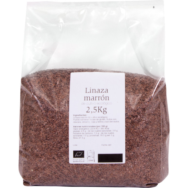 Solnatural Semillas De Lino Marron Bio 2,5 Kg