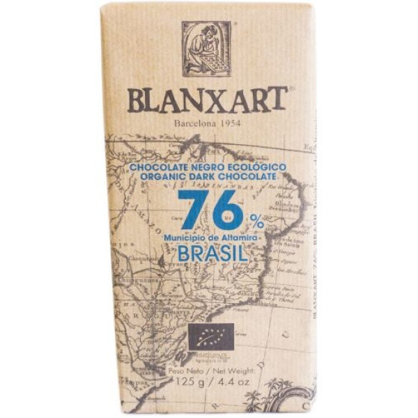 Blanxart Chocolat Noir Brésil 76% 125 Gr