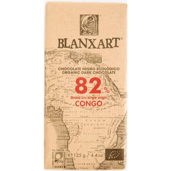 Blanxart Chocolate Negro Congo 82% 125 Gr
