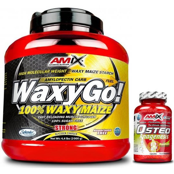 GESCHENKPAKET Amix WaxyGo! 2 kg + Osteoanagenese 30 Kapseln