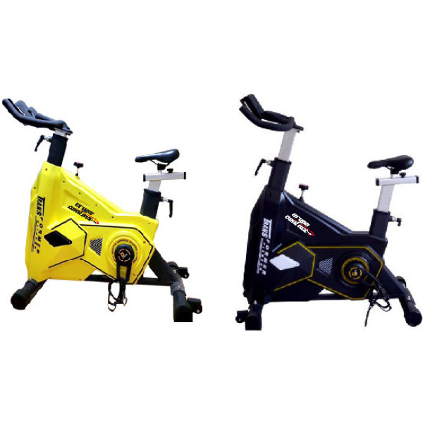 Grupo Contact Fitness Bici Ciclo Indoor Mod: Xz901 (uso Intensivo) Color Negra Y Amarilla