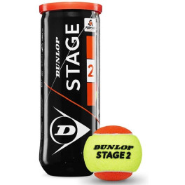 Dunlop Pelotas Tenis Stage 2 Orange 1x3