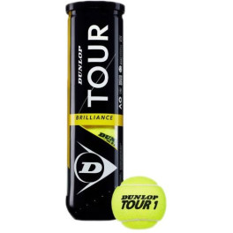 Dunlop Pelotas Tenis Tour Brilliance 1x4
