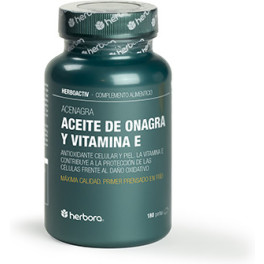 Herbora Aceite De Onagra Y Vitamina E 180 Perlas
