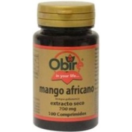 Obire Afrikaanse Mango 200 Mg Ext Droog 100 Comp